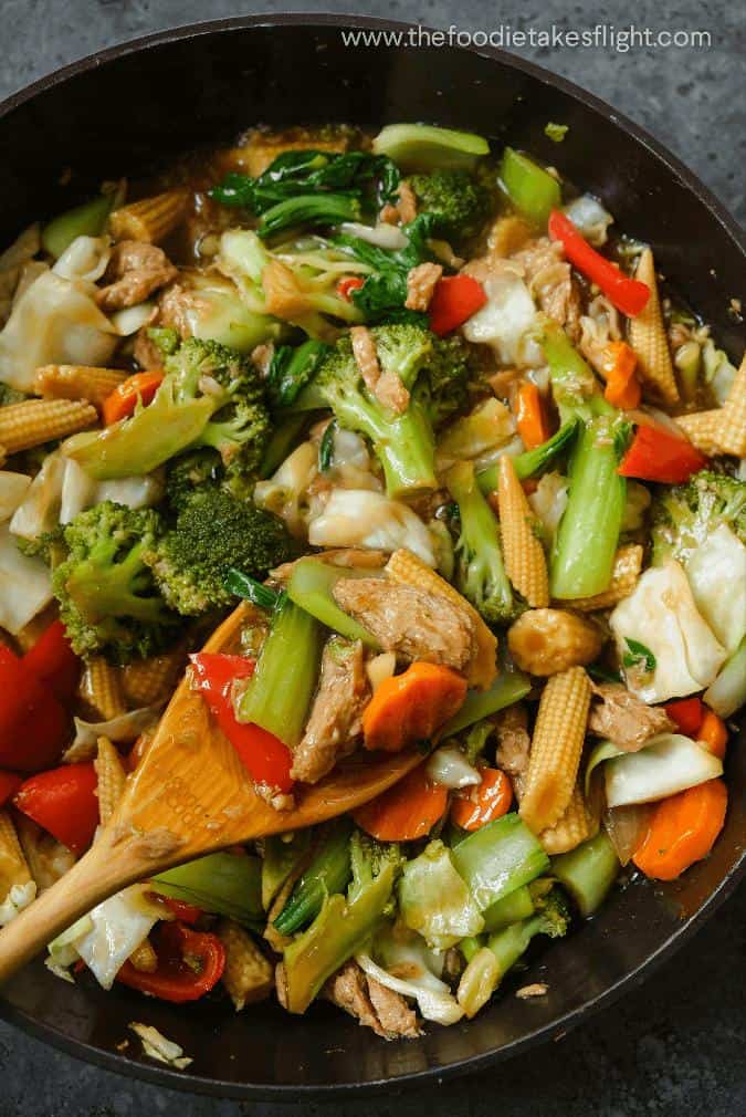  A colorful mix of veggies and flavors come together in this Vegan Filipino Chop Suey