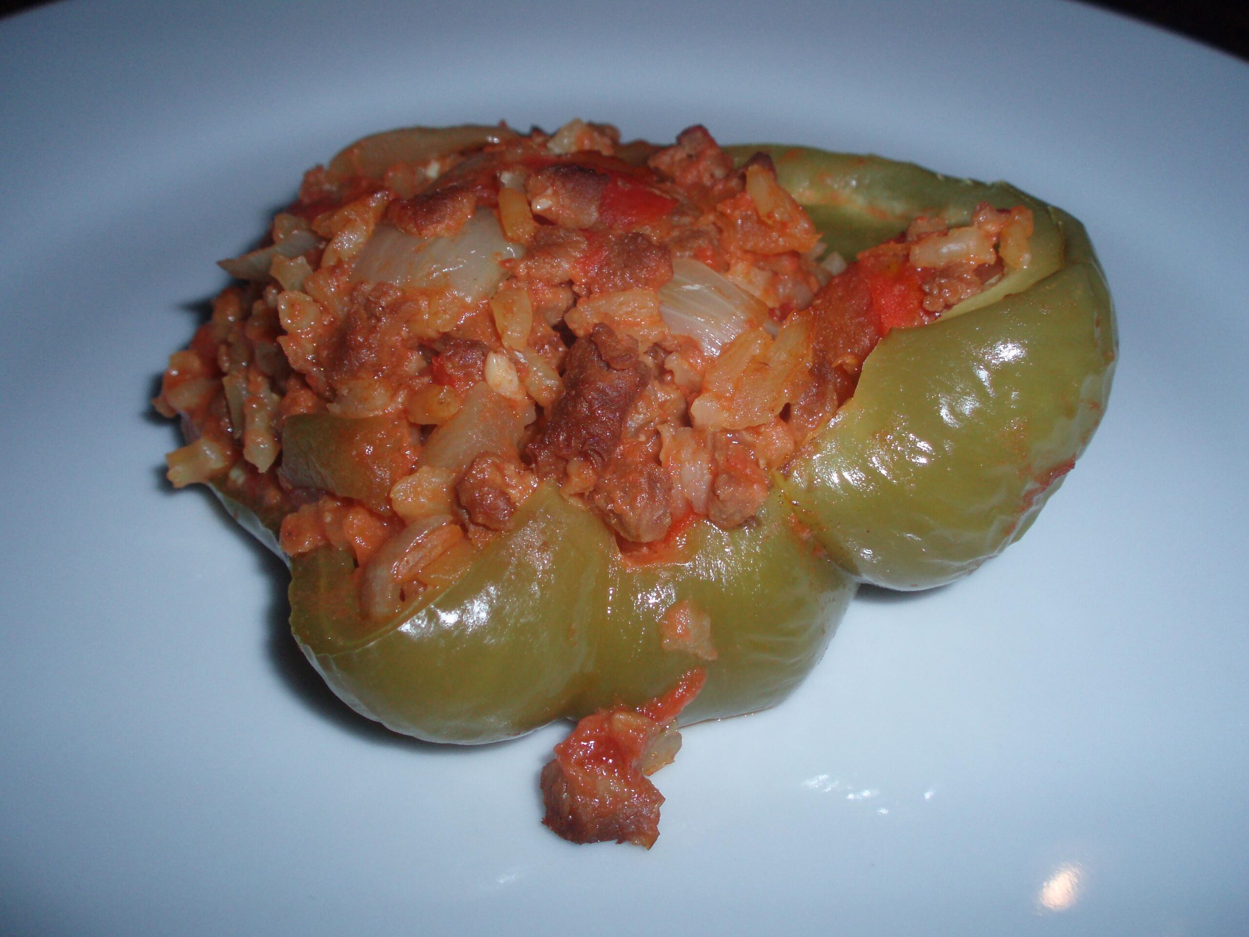  A medley of tender and juicy bell peppers, stuffed with vegan goodness
