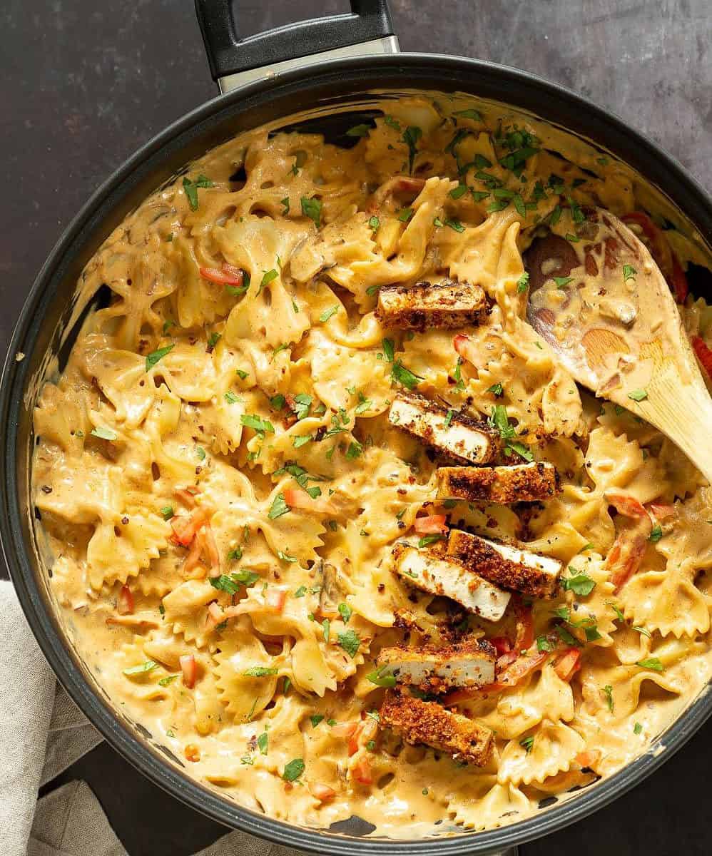  A spicy twist on a classic pasta dish