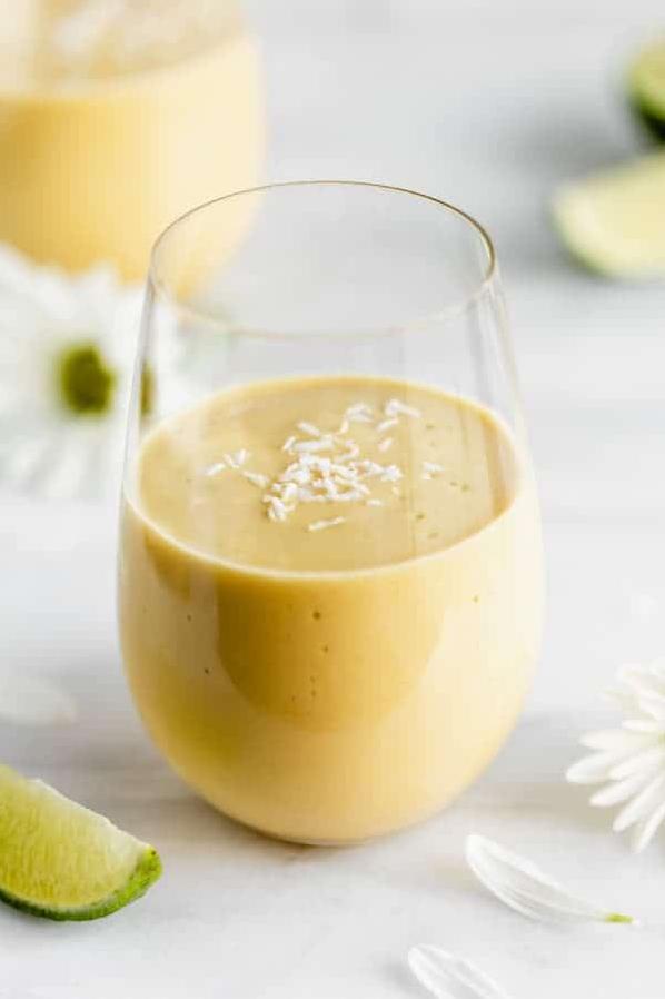  A vegan twist on a beloved classic—this mango lassi is a must-try.