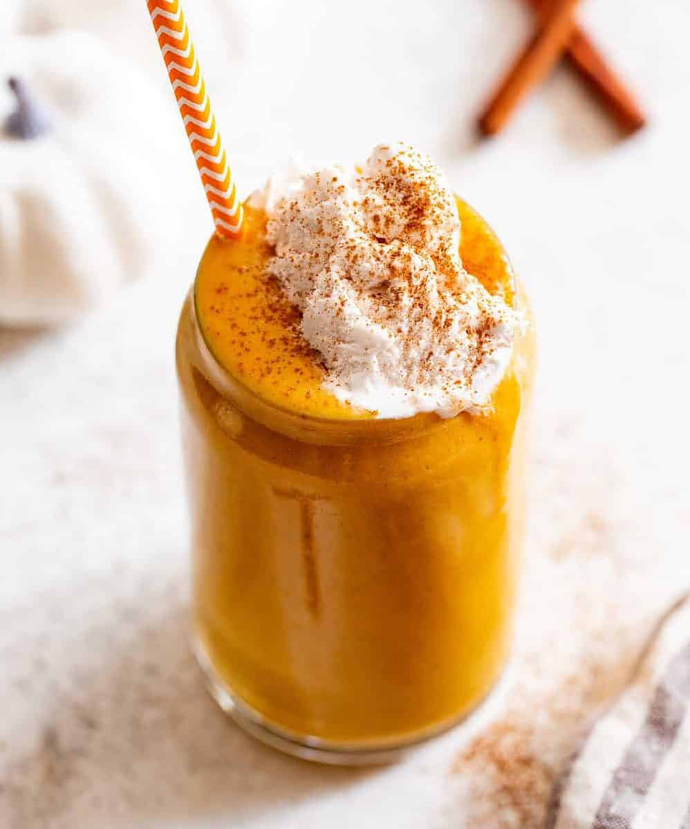  A vegan twist on a classic Thanksgiving dessert, this smoothie is sure to impress.