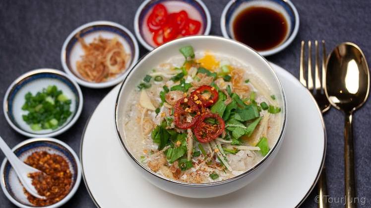  A warm bowl of Thai Congee is the perfect comfort food on a chilly day.