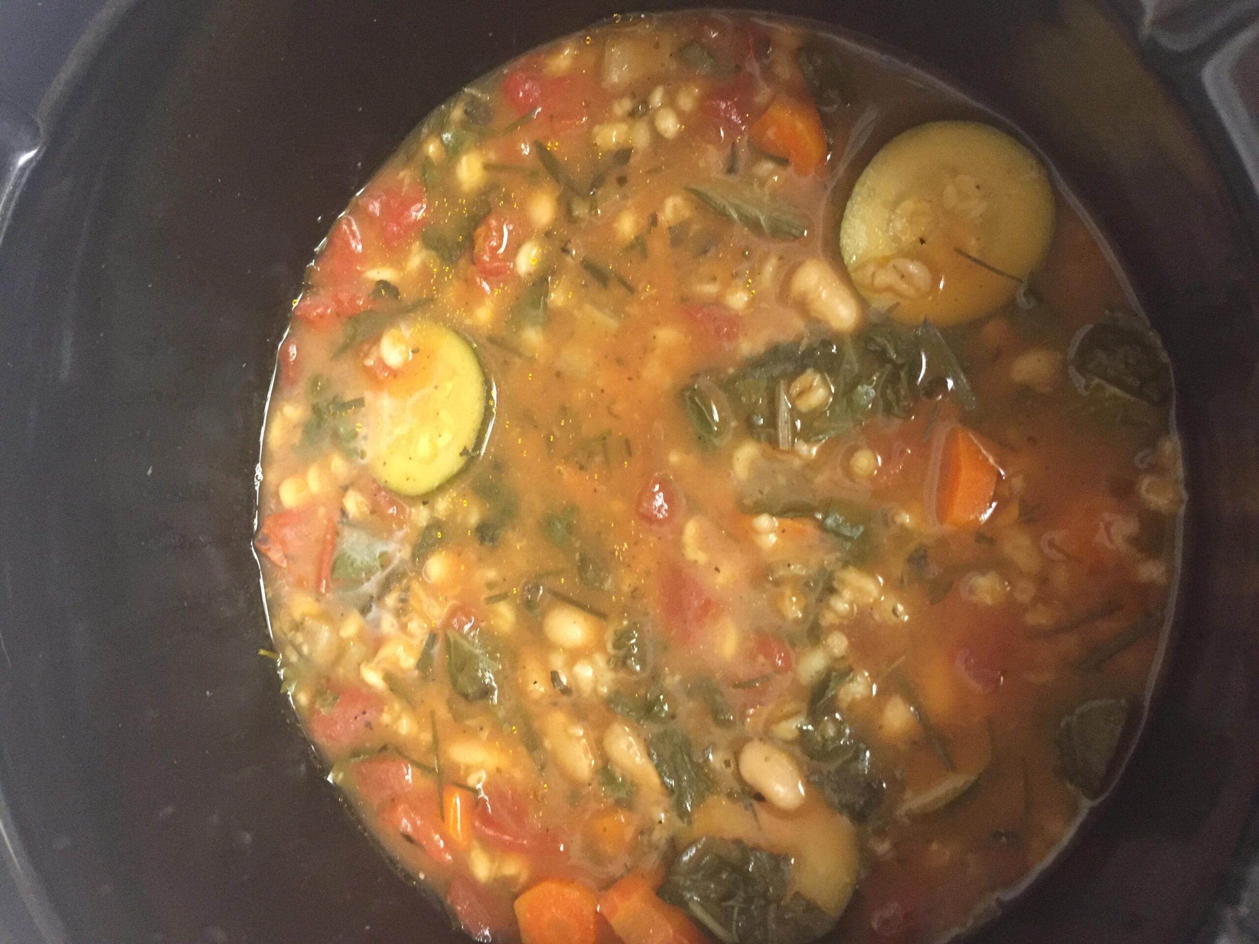  A warm hug in a bowl, my homemade Vegetarian Minestrone Soup