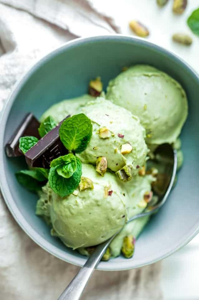 Avocado Ice Cream (Vegan)