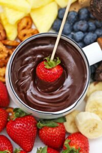 Award Winning Vegan Chocolate Fondue