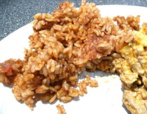 Baked Mexican Rice - Vegetarian