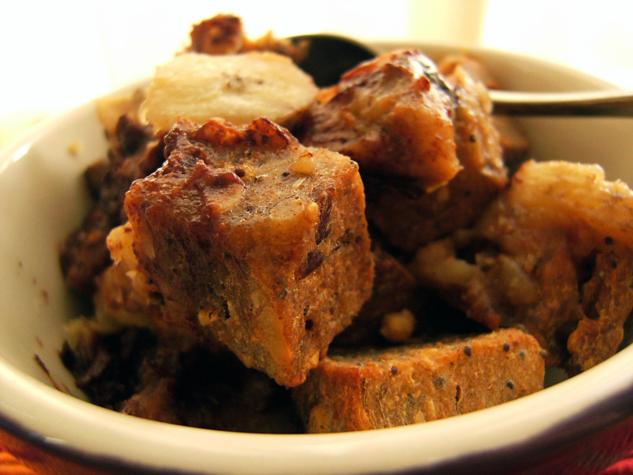 Indulge in Decadent Banana Chocolate Chip Bread Pudding