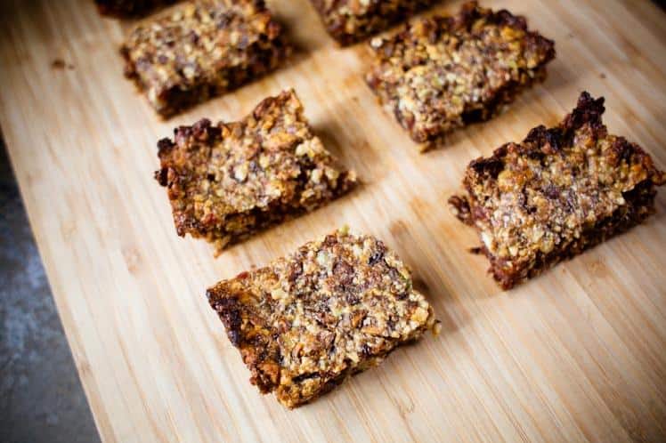  Bite into the deliciously chewy and nutrient-packed vegetarian pemmican bar!