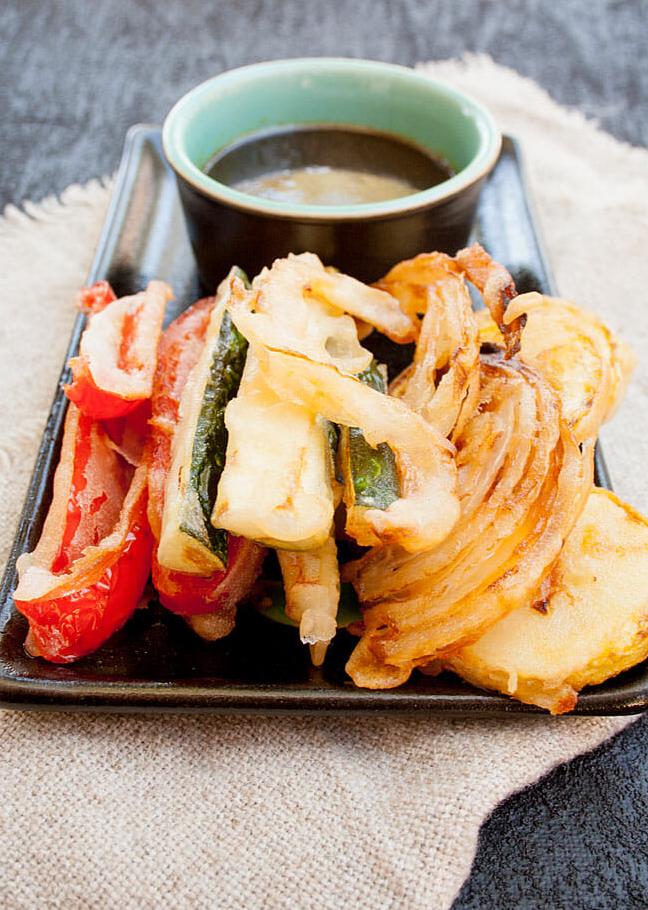   Bring some crunch to your vegetables with a little help from tempura batter.