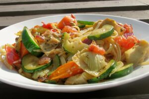 Cheesy Vegetarian Pasta