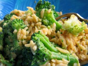 Cheezy Broccoli Orzo(Vegan)