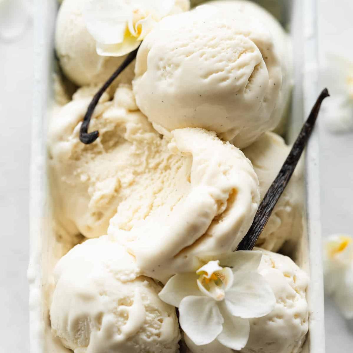  Chill out with this refreshing vegan vanilla ice cream