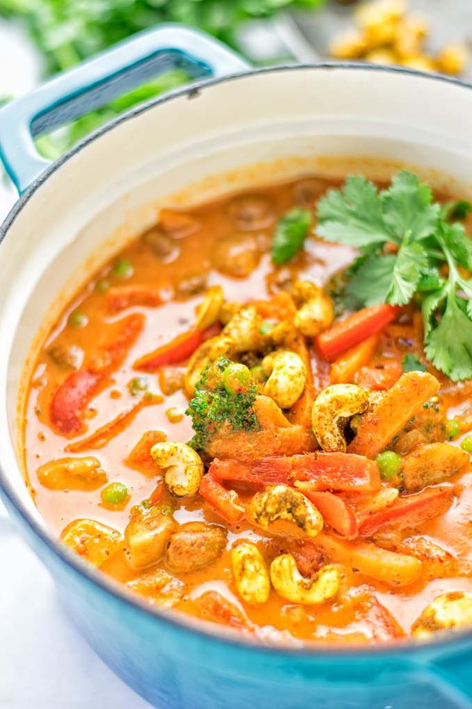  Colorful veggies and savory flavors come together in the ultimate curry feast.