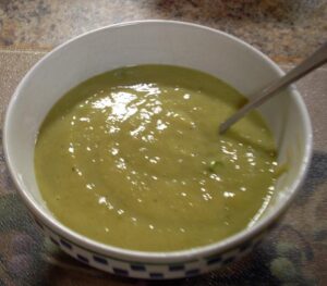 Cream of Asparagus Soup (vegan)