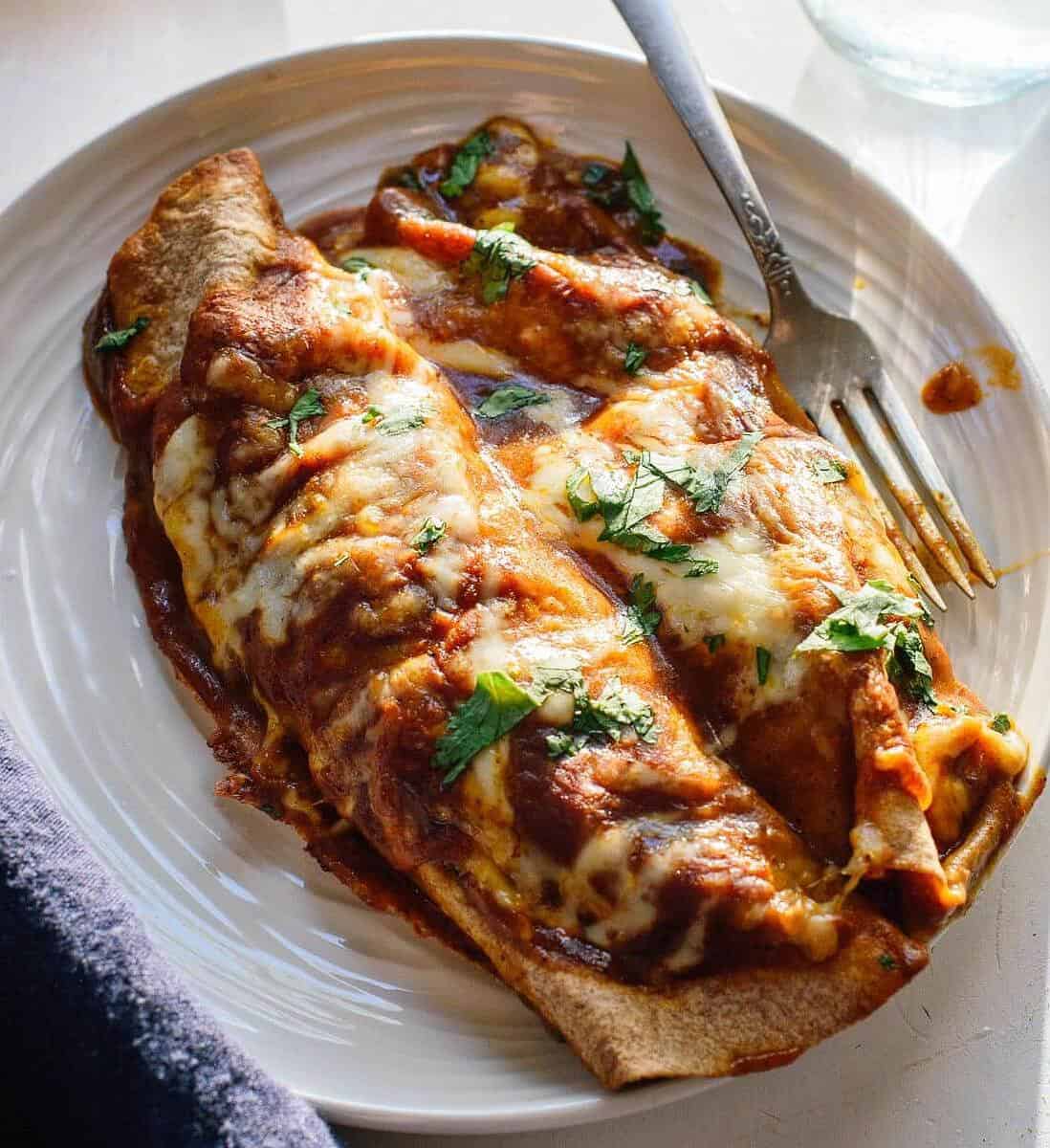  Delicious vegetarian enchiladas loaded with flavor