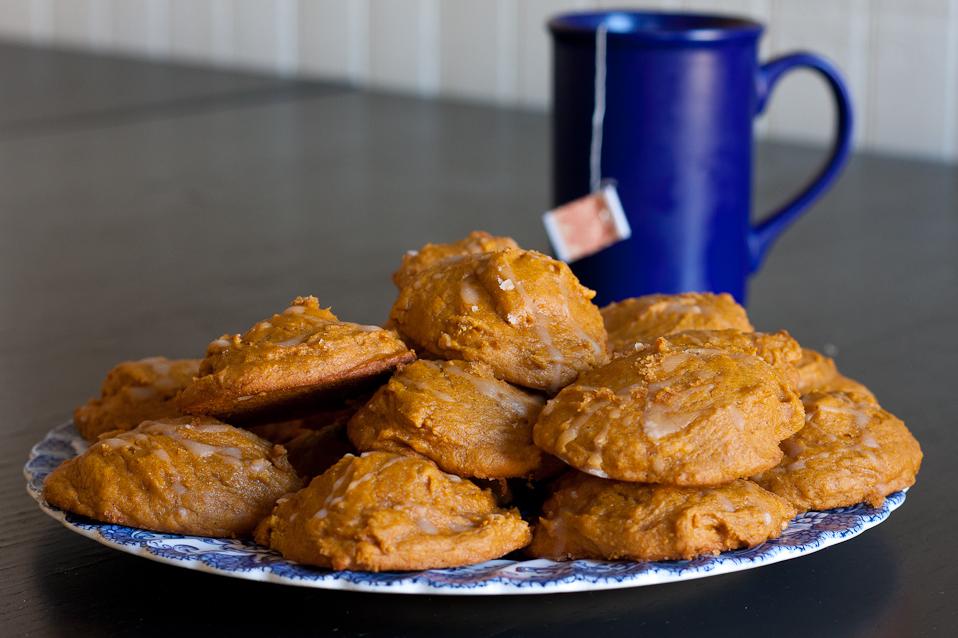  Deliciously soft and fluffy pumpkin cookies ready to be devoured!