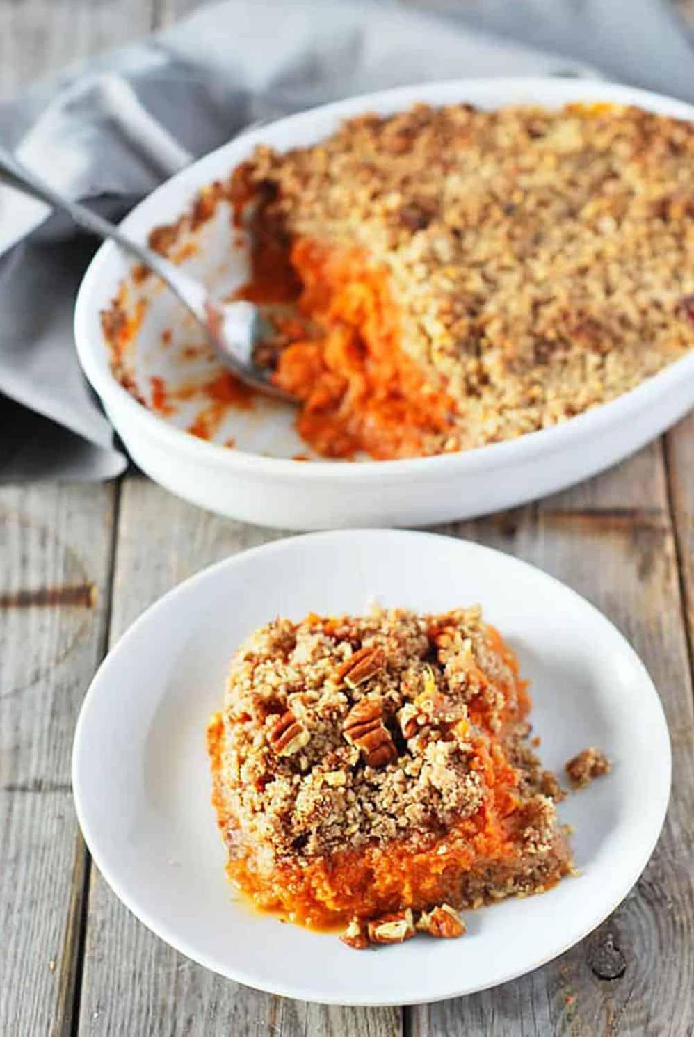  Dessert or side dish? This vegan souffle is both!