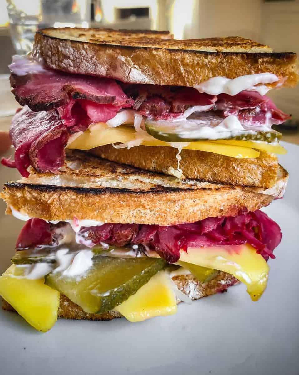  Don't knock it 'til you try it, this reuben is a game-changer.