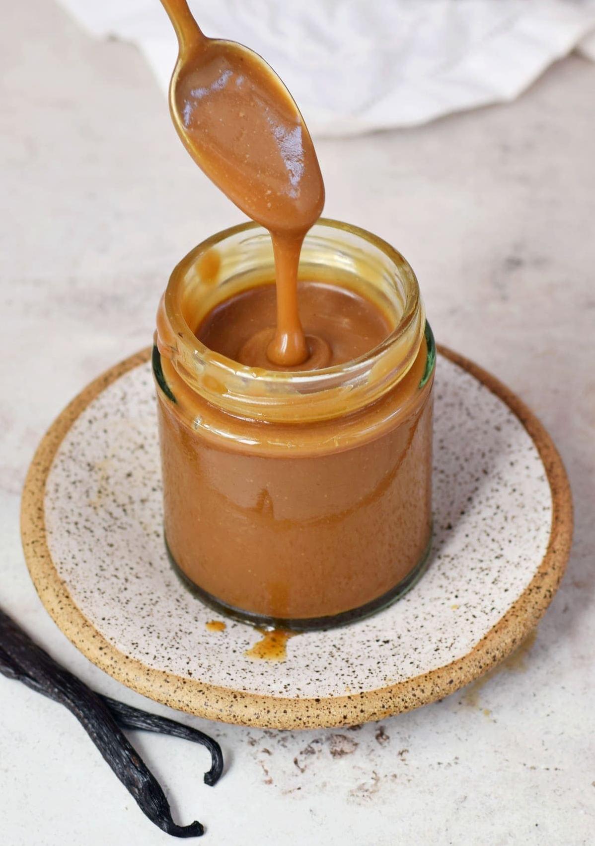  Elevate your breakfast game by pouring this vegan caramel sauce over your pancakes or waffles.
