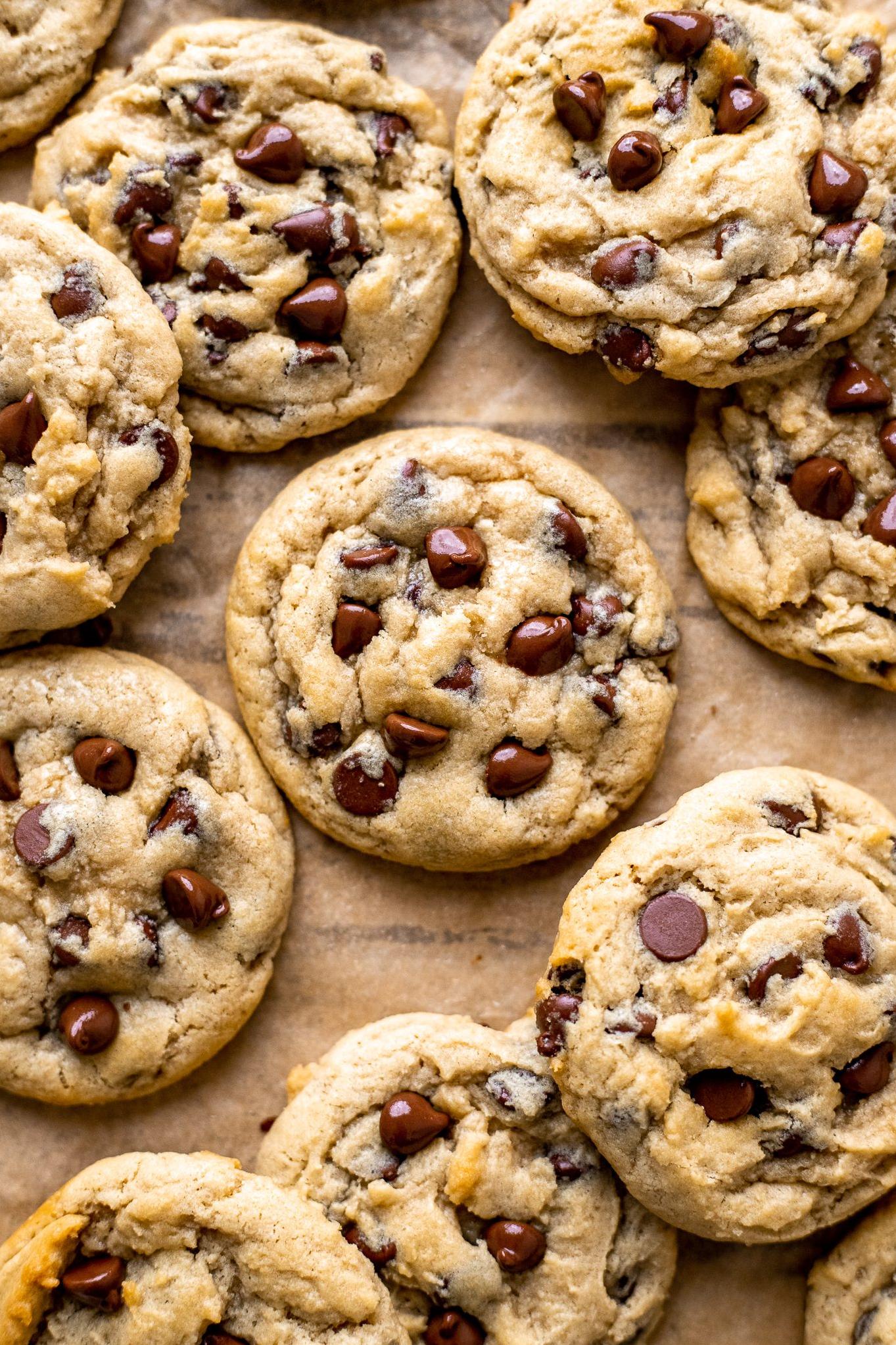  Enjoy a warm, gooey chocolate chip cookie that's vegan and wheat-free.