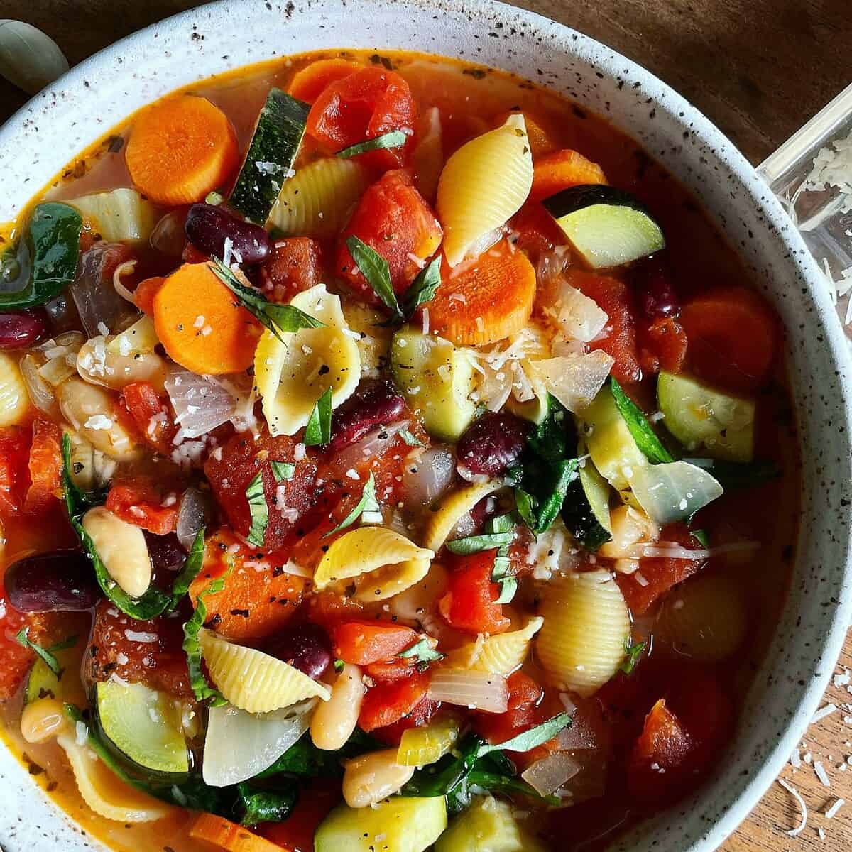  Filled with seasonal veggies and plant-based protein, this soup is a winner 🏆