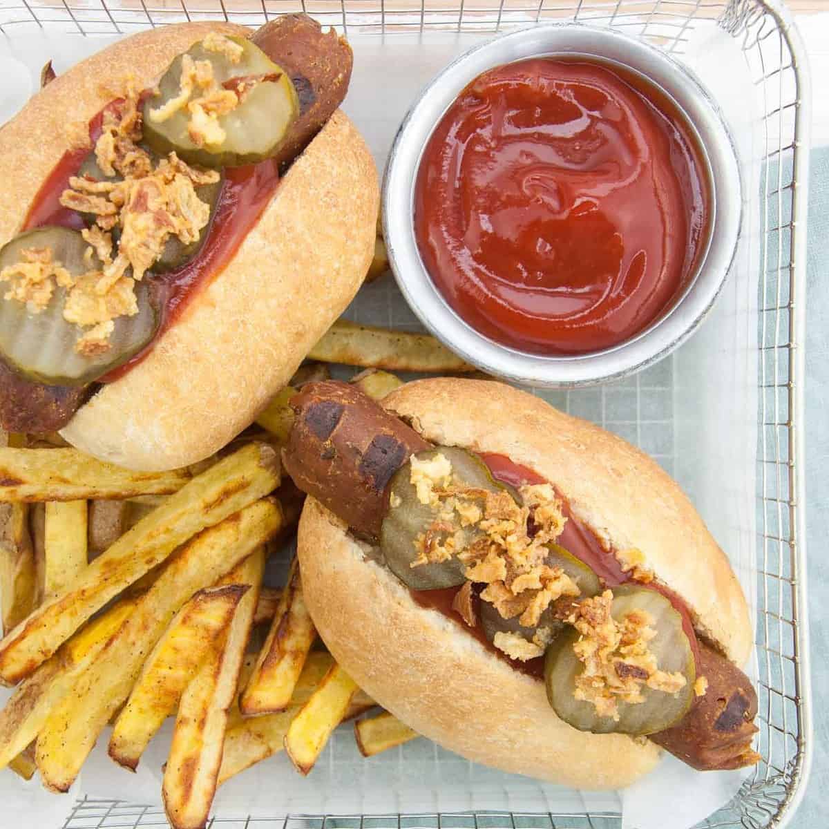  Fire up the grill and get ready to enjoy some delicious vegan hot dogs!