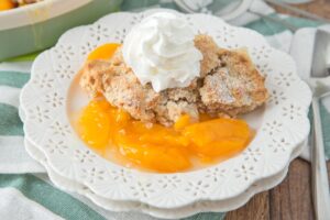 Fresh Peach Cobbler (Vegan)