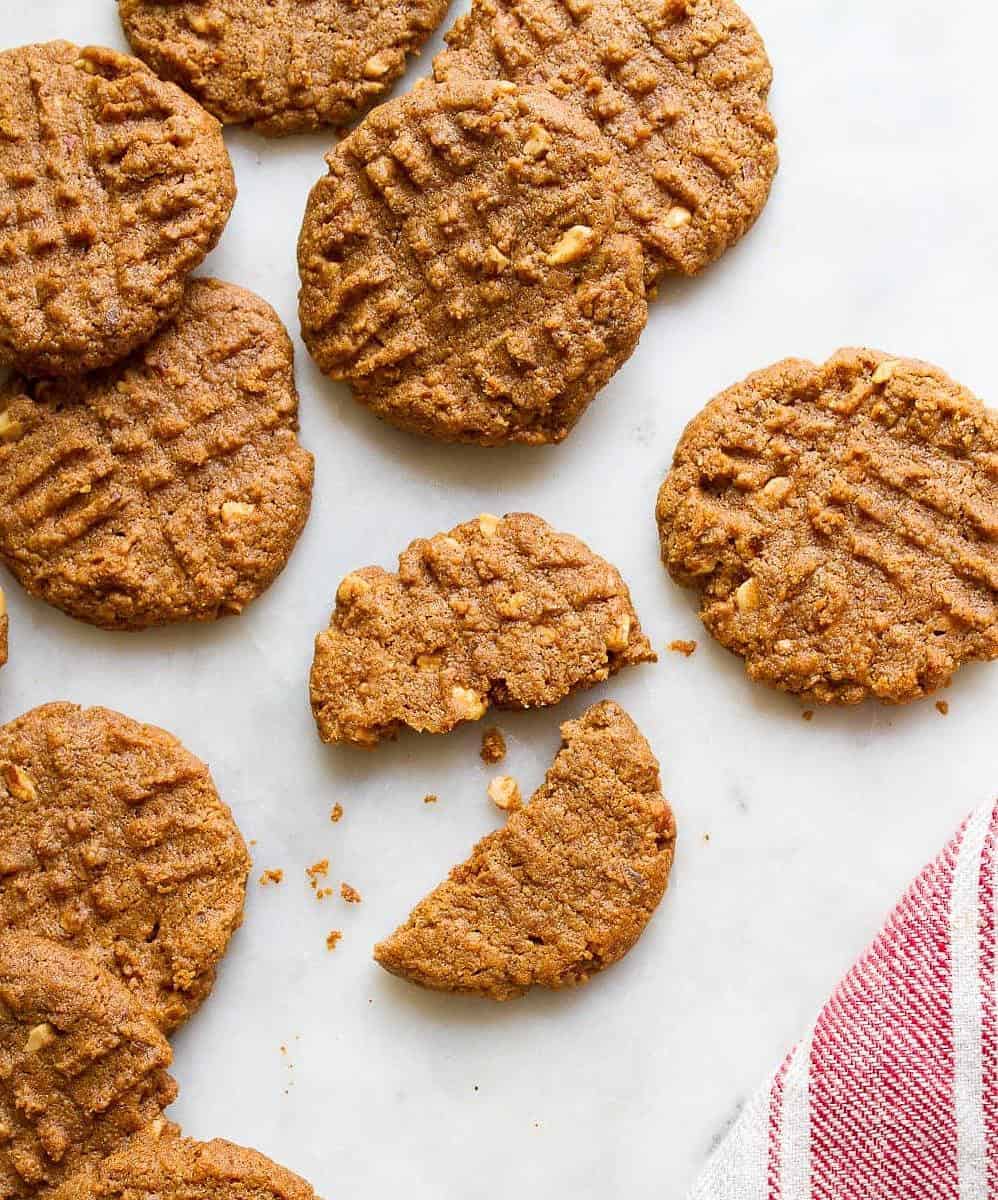  Get a boost of protein and healthy fats from the almond butter in each cookie.