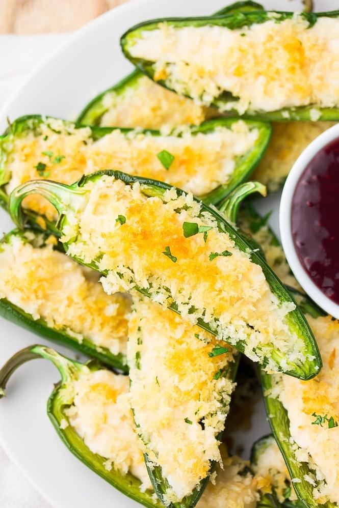  Get ready to spice up your life with these vegan jalapeno poppers!