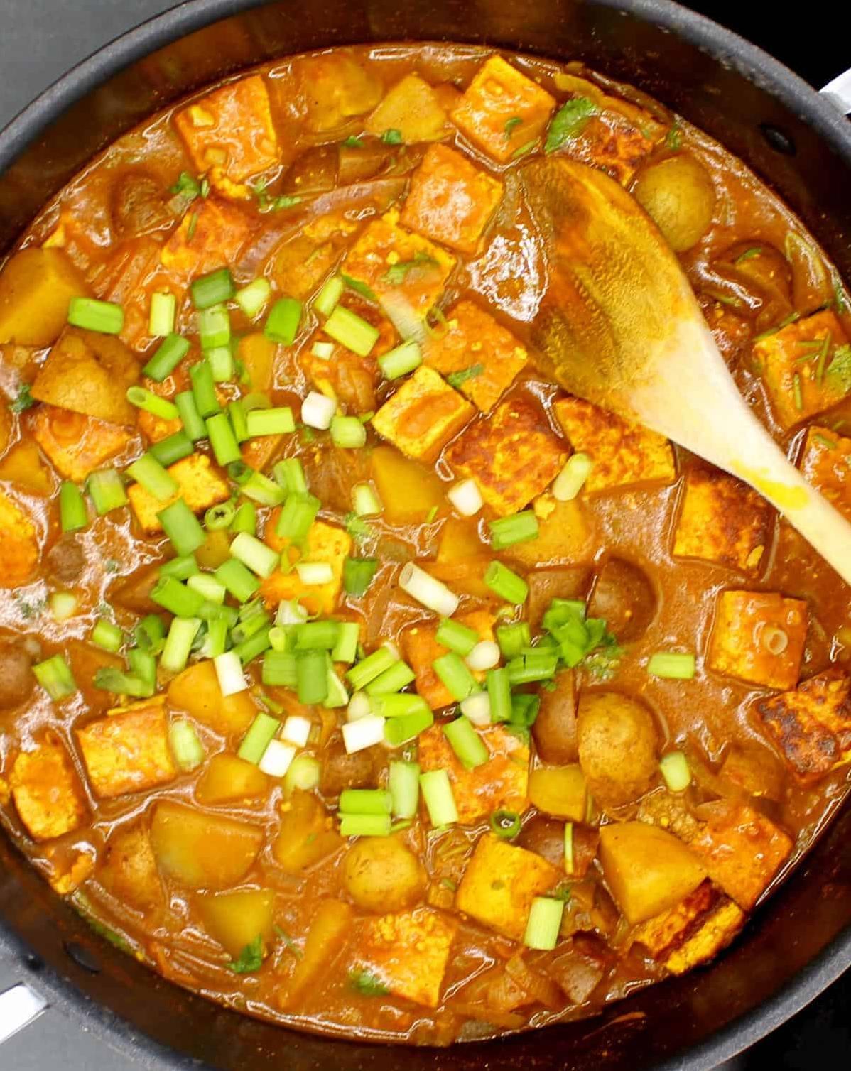  Get your daily dose of veggies in a delicious way with this hearty vegetarian curry