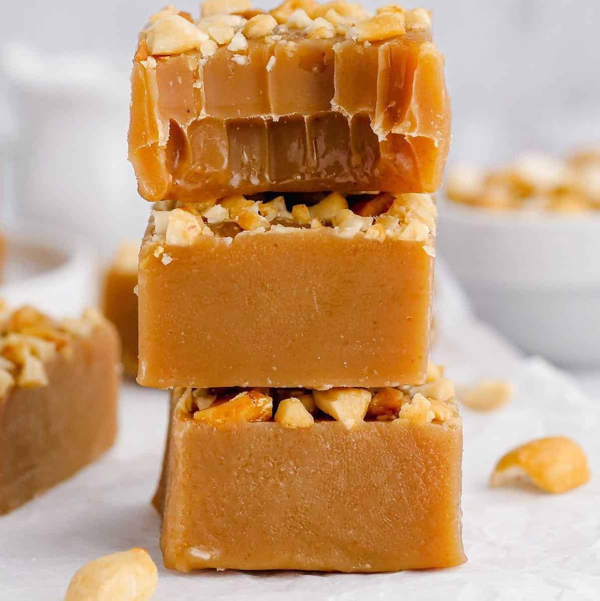  Get your sweet fix with this indulgent Vegan Peanut Butter Fudge!