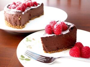Gluten-Free, Soy-Free, Vegan Chocolate Cheesecake