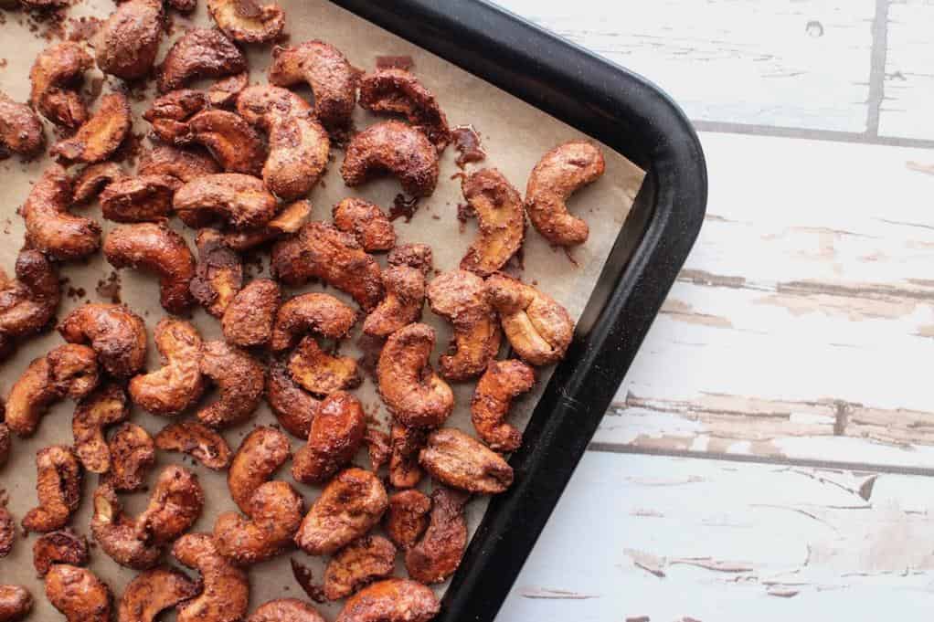  Golden-brown and crunchy, these roasted cashews are the perfect snack!