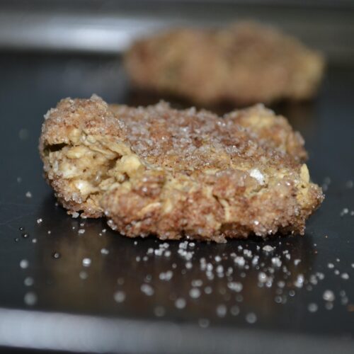 Healthy Vegan Oatmeal Snickerdoodle Cookies