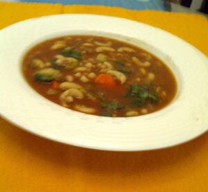 Hearty Vegan Navy Bean Soup