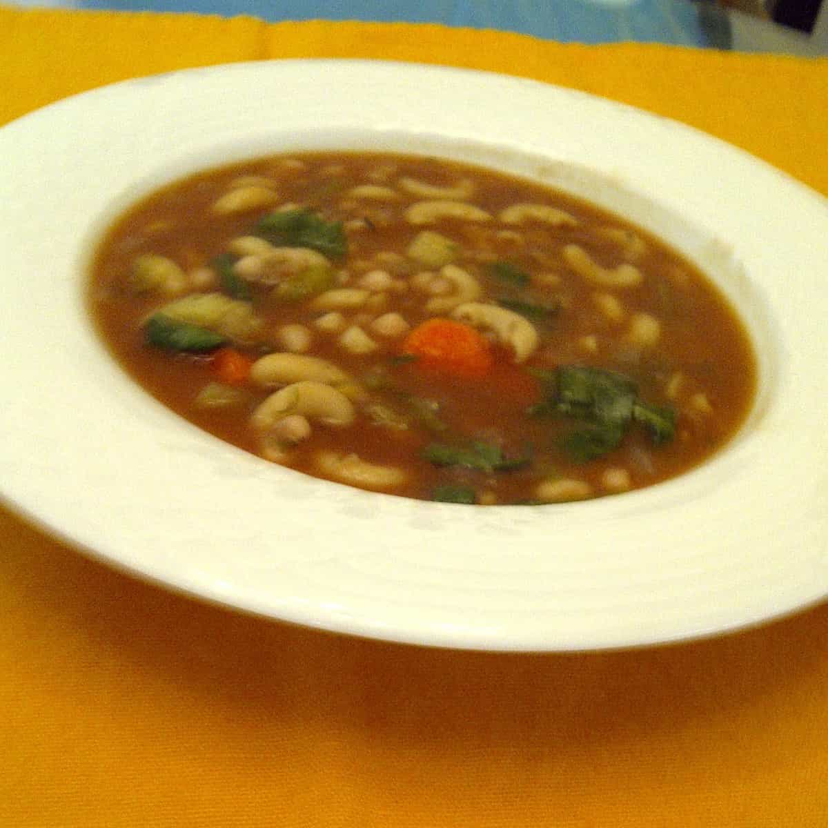 Hearty Vegan Navy Bean Soup