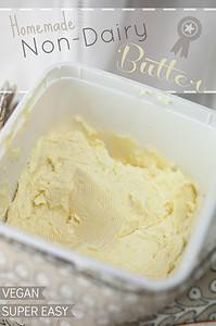 Homemade Vegan Butter -- Palm Oil Free