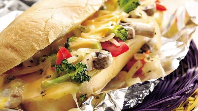  If you're looking for a delicious and filling plant-based meal, this hoagie is for you.