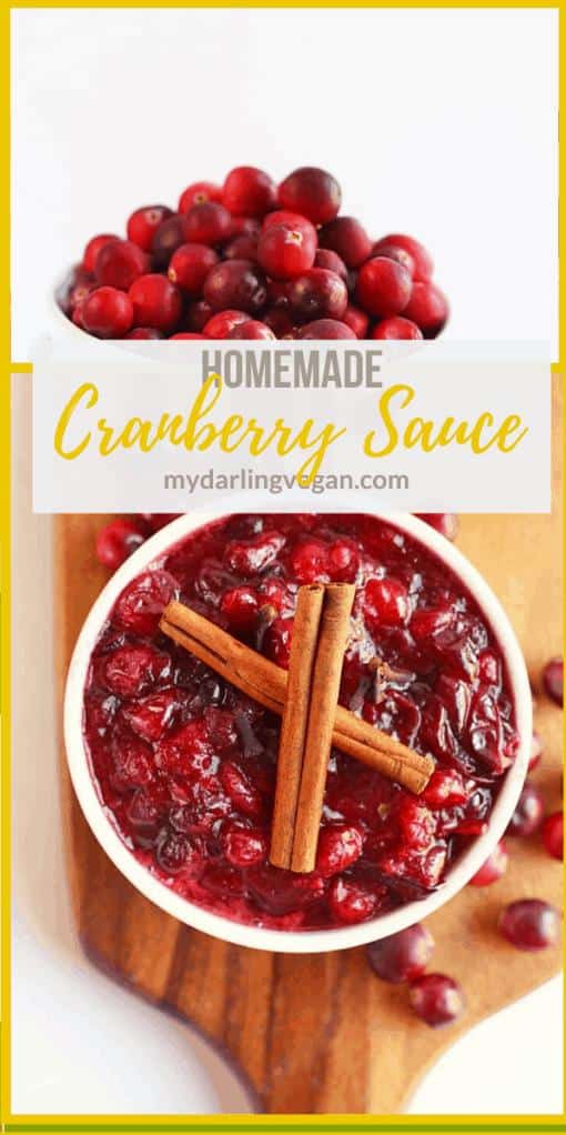  Impress your guests with this homemade cranberry sauce.