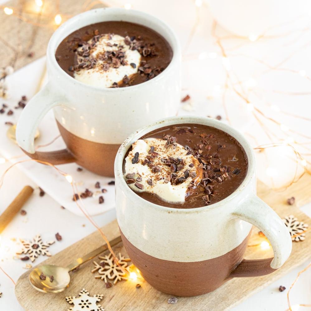  Indulge in the rich and comforting flavors of this vegan hot mocha drink