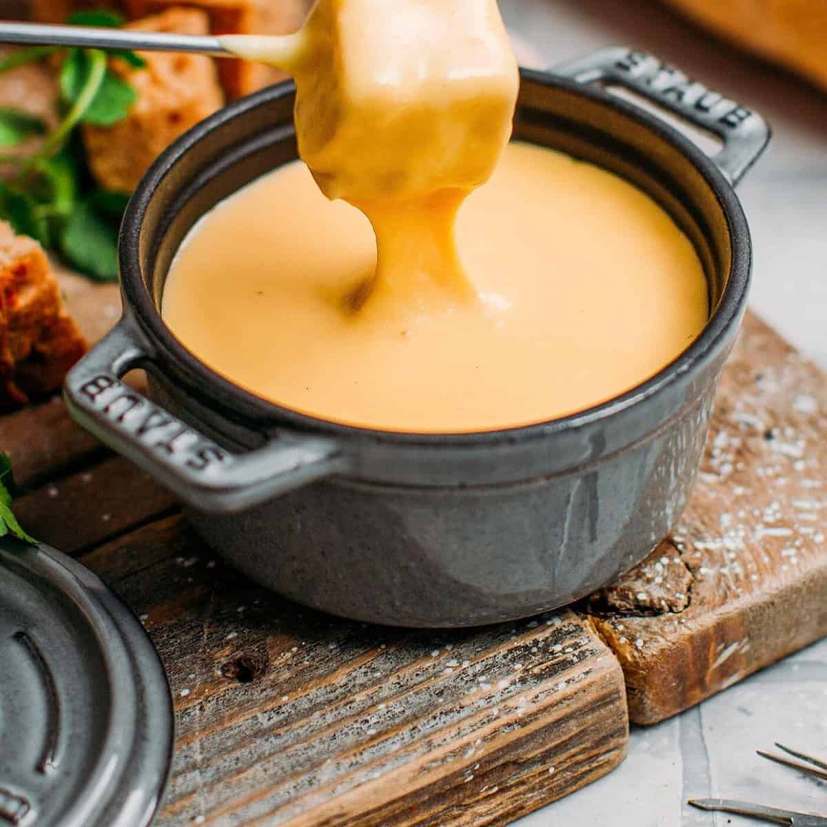  Indulge in this plant-based fondue without any guilt.
