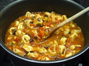 Karen's Vegetarian Tortellini Soup