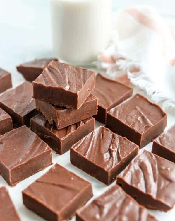  Leave a plate of this fudge out for guests and watch it disappear in seconds.