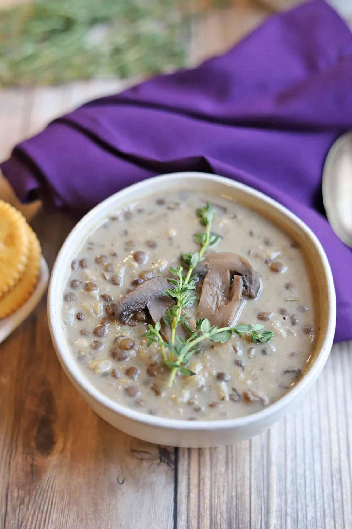  Lentils are a staple in many vegetarian diets, and this soup recipe is a great way to use them.