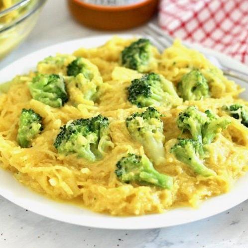  Looking for a unique and healthy meal? Try our vegan spaghetti squash with a no-cheese sauce.