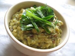 Mesopotamian Barley, Lentil and Tahini Soup (Vegan)