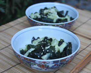 Mika’s Vegan Seaweed and Cucumber Salad