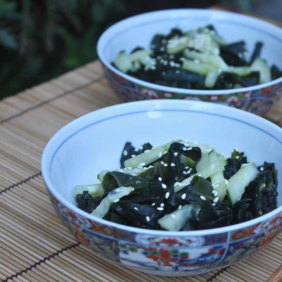 Mika’s Vegan Seaweed and Cucumber Salad