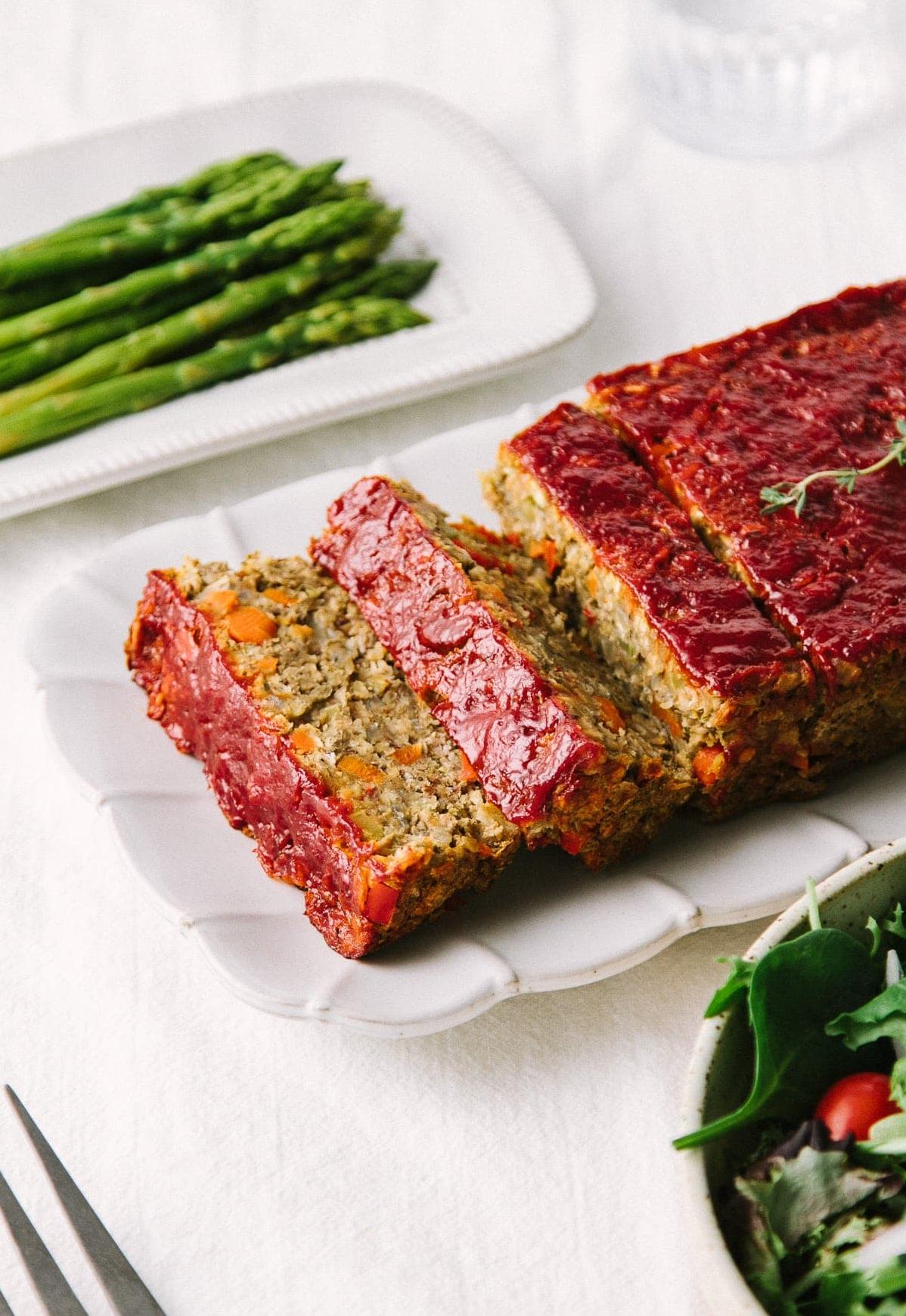  No meat? No problem! This lentil loaf is just as satisfying and tasty!