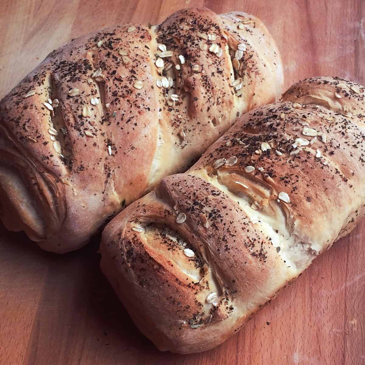  Not just any bread - this vegan loaf is filled with love